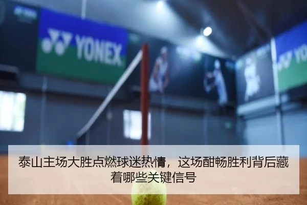 泰山主场大胜点燃球迷热情，这场酣畅胜利背后藏着哪些关键信号